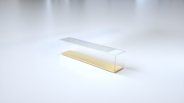 Transparante verpakking rechthoek