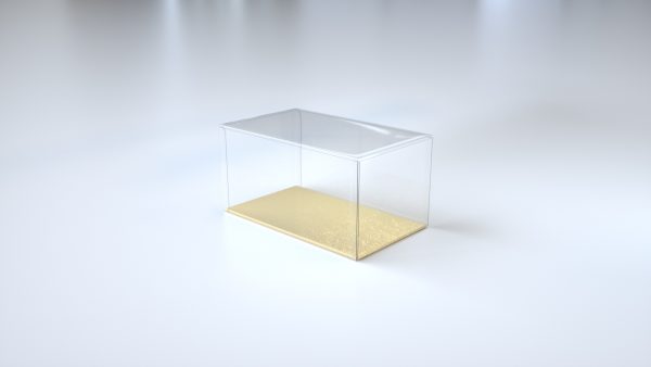 Transparante verpakking rechthoek 100x60x50 mm
